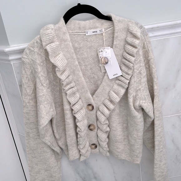 Mango Ruffle Cardigan - Picture 8 of 10